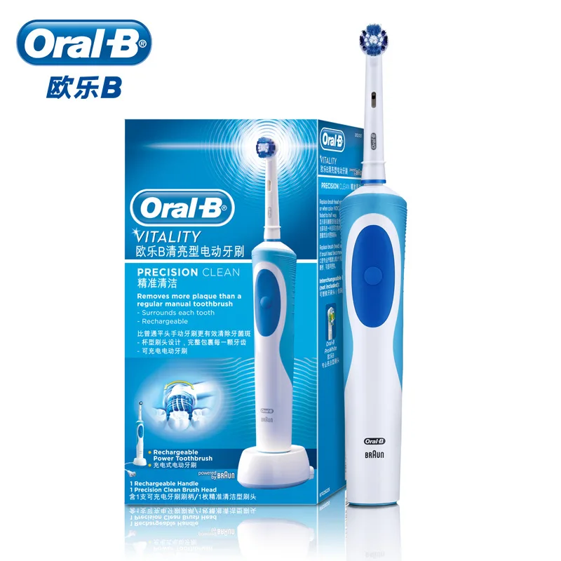 Oralb электрическая зубная щетка вращающаяся перезаряжаемая Oral B