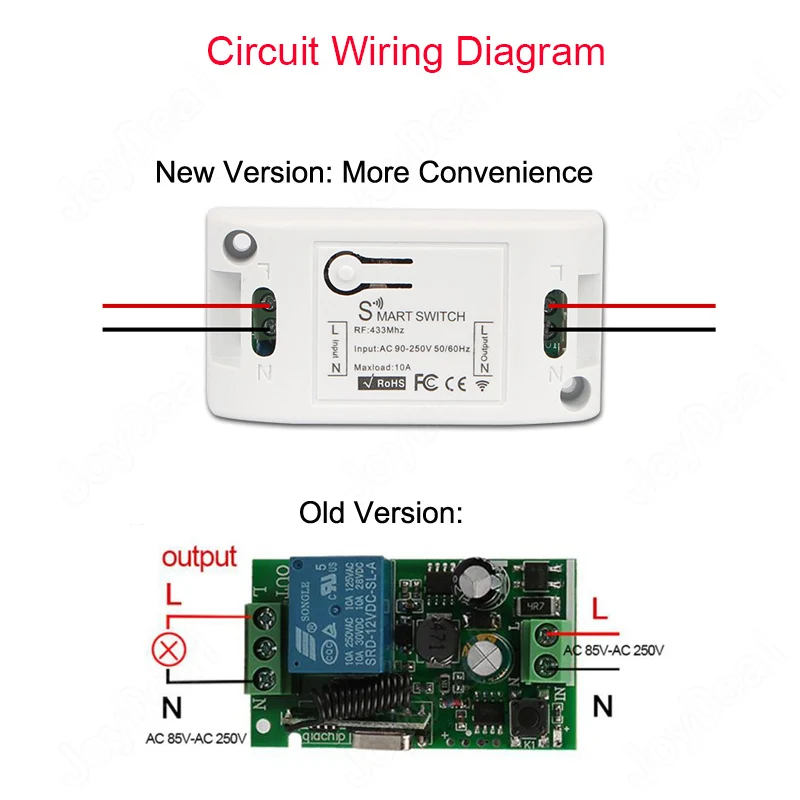 Беспроводной пульт дистанционного управления для умного дома светодиодный