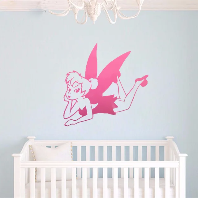 d271 tinkerbell fairy vehicle wall car childrens mirror vinyl