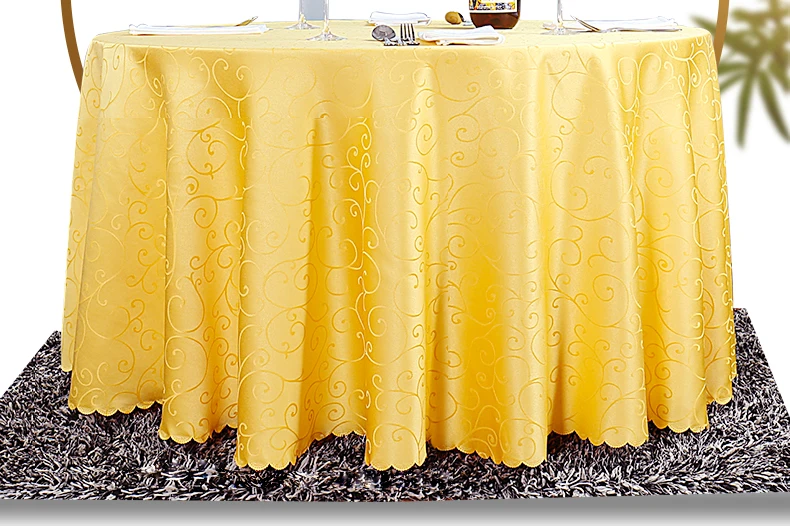 Wholesale hotel jacquard tablecloth dining table cloth hotel restaurant