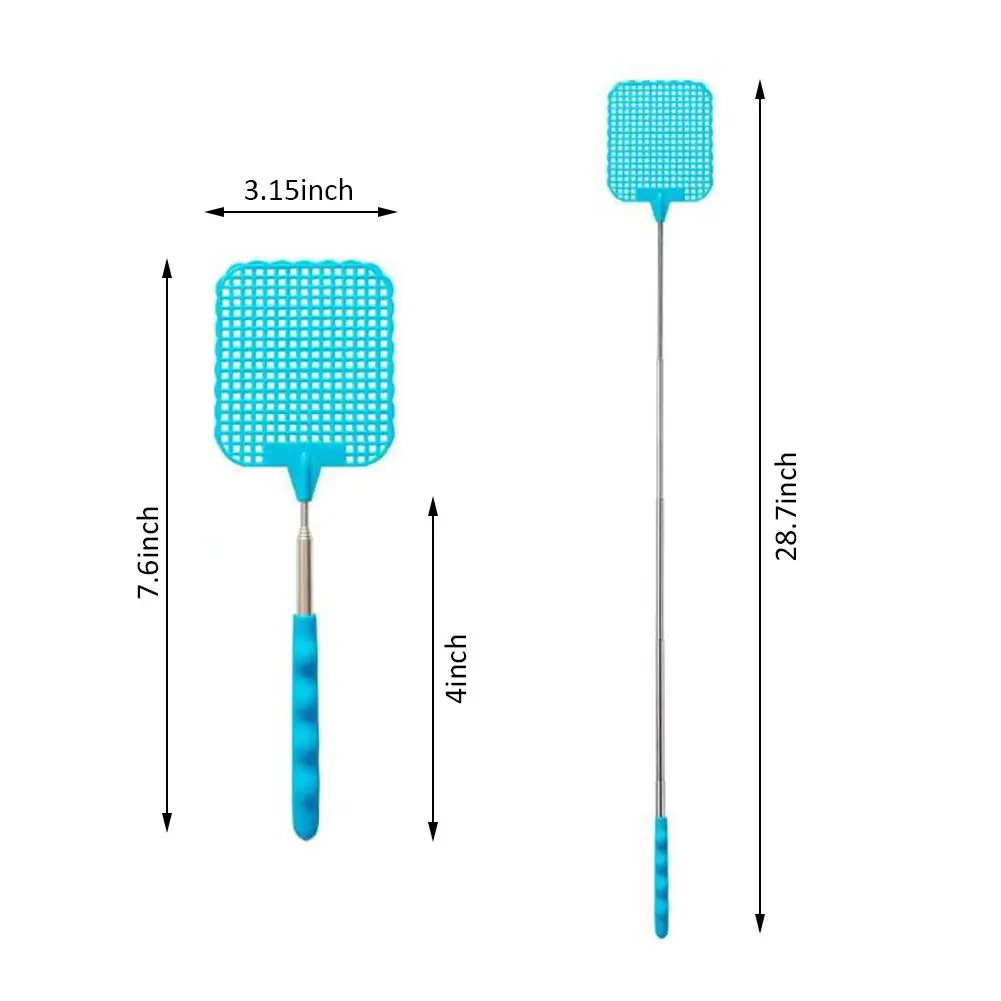 5pcs Plastic Telescopic Extendable Fly Swatter Prevent Pest Anti Mosquito Pest Reject Insect Killer Household Fly Swatter Q111