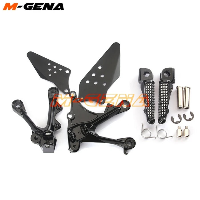 Передние Подножки подножки педали кронштейн для KAWASAKI ZX6R ZX 6R 2005 2008 05 06 07 08 ZX636 2006