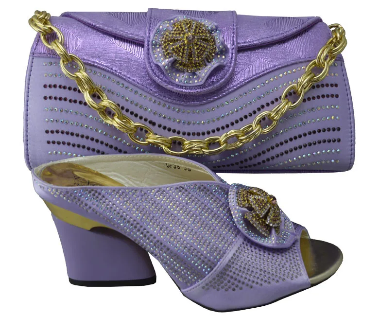 Light Purple Hot African Fashion 8cm High Heel Shoes Matching Light Purple Hot African Fashion 8cm High Heel Shoes Matching Bag Set Wonderful Upscale And Bags Factory Price In Women S Pumps From On