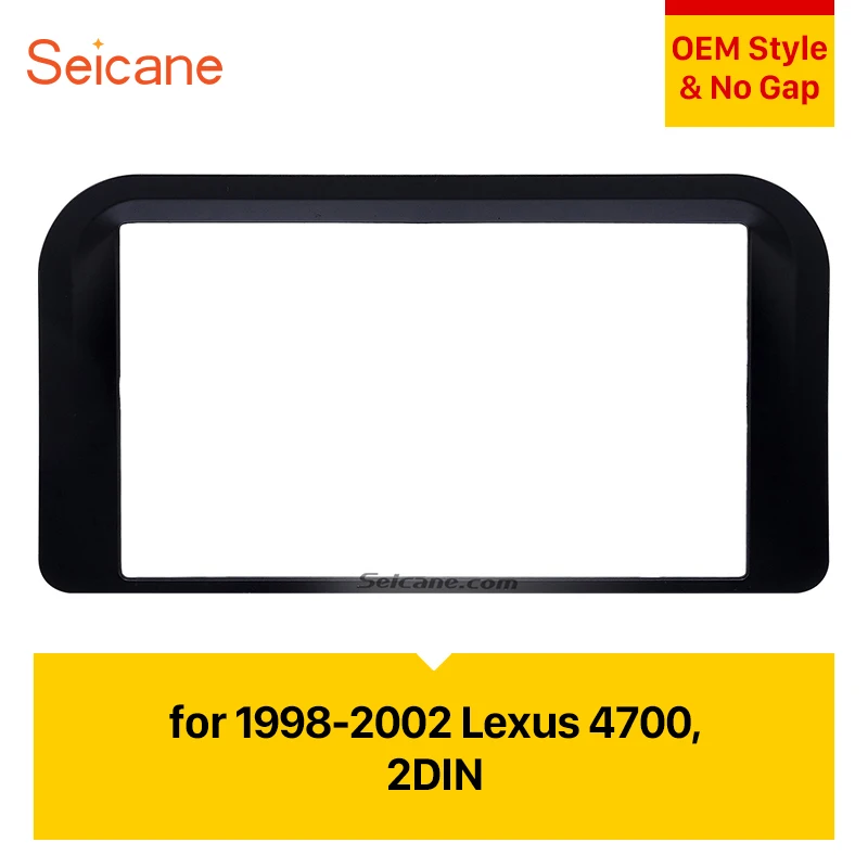 Seicane 2Din Car Radio Fasia Face Plate Trim Installation Kit Auto