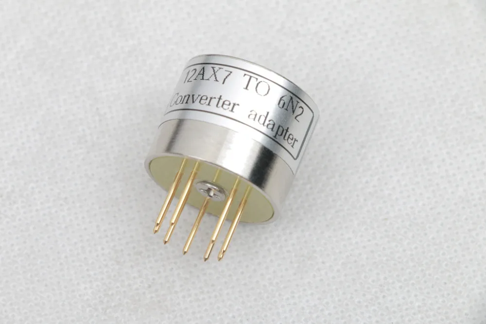Metal case 1pc Gold plated 5670 6N3 WE396A intead ECC88 6922 6DJ8 tube adapter