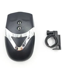 3LED Bike Bicycle Light Universal White Front Head Light Cycling Lamp + Electronic Bell Horn Hooter Siren Waterproof Accessories