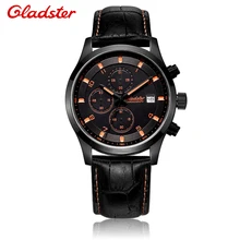 Relogio Masculino Gladster Часы Кварца Людей Военная Мужские Часы Top Brand Водонепроницаемый Мужские Спортивные Время Аналоговый Дисплей, Дата, Часы
