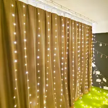 3x3 м 480 светодиодный гирлянда сосульки световая завеса огни Фея светодиодный струны украшения День Святого Валентина Рождественские огни с мужской/женский разъем