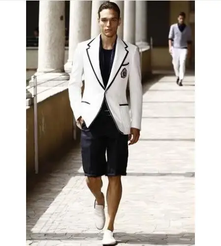2022 Summer Stylish White Blazer Formal 