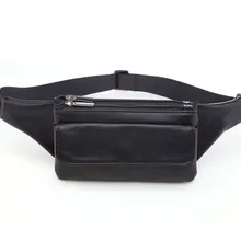 Мужская и Женская поясная сумка из искусственной кожи, поясная сумка, набедренная сумка для мобильного телефона на молнии