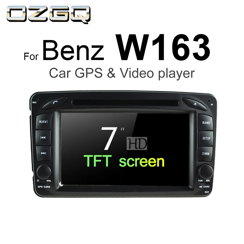 OZGQ Android 7 1 автомобильный dvd плеер для Mercedes Benz W163 M Class ML55 ML230 ML270 ML320 ML350 ML400 ML430 ML500 Авто