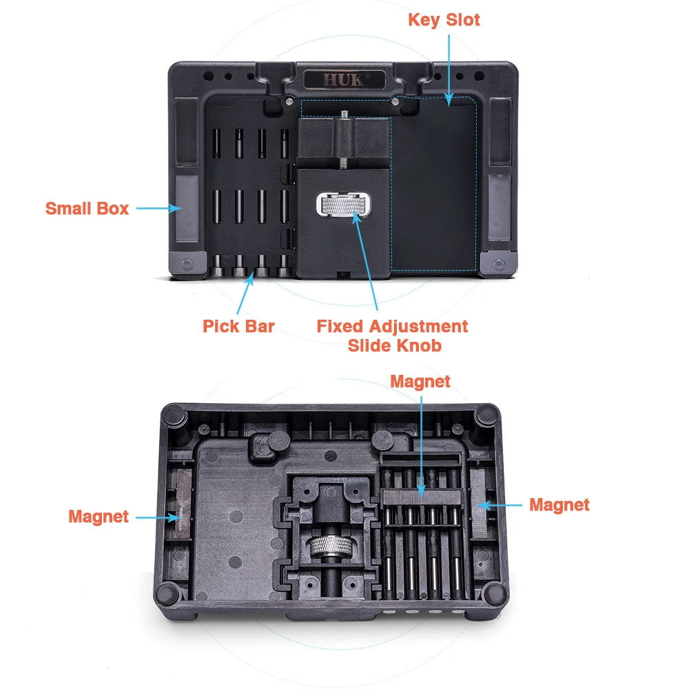 GHIXACTO Second Generation HUK Car Key Fixing Tool Flip Key Vice Folding Remotes Flip-key Pin Remover Locksmith Tool
