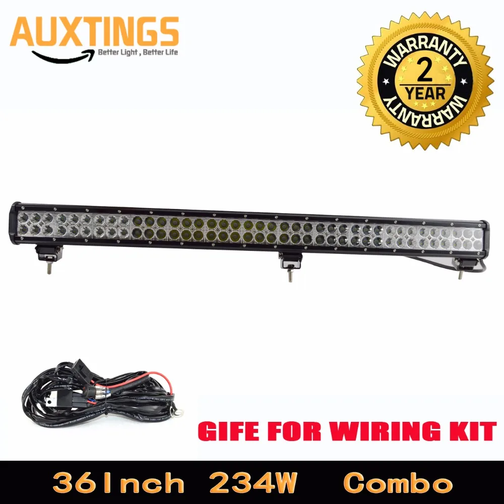 36 inch 234w led light bar COMBO Beam work light led 12v light bars