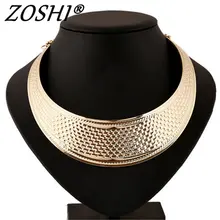 Женское массивное ожерелье, очаровательное модное золотое ожерелье-чокер, европейский стиль, панк воротник, ювелирное изделие, колье для женщин,, ожерелье