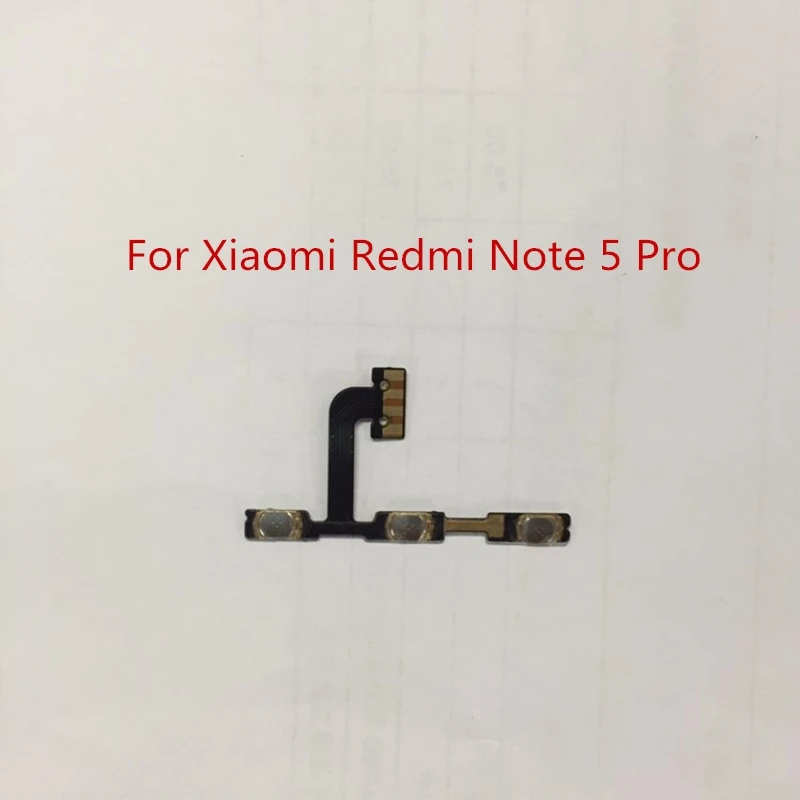 

For Xiaomi Redmi Note 5 Pro 5.99" Power On OFF Volume Button Side Keys Switch Flex Cable Redmi Note5 Pro Repair Spare Parts