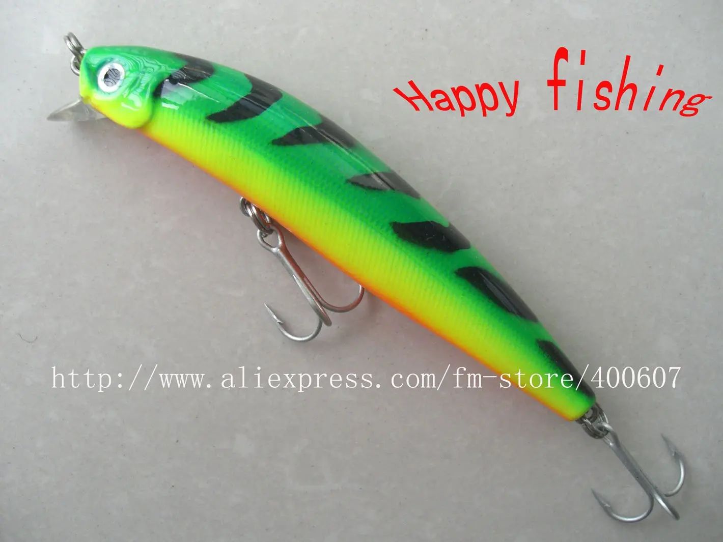 Bass Terminator Minnow Plastic Fishing Lure(M100F) Enjoy Retail