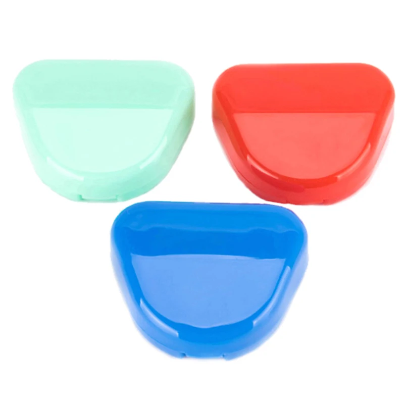 

1pc Plastic Denture Storage Case Denture Storage Box Case Dental False Teeth Appliance Container Storage Box 8cm*6.6cm*2.7cm