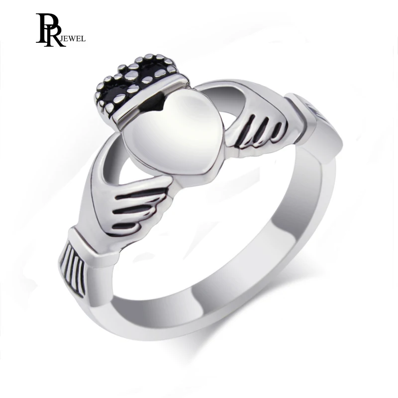 Claddagh кольцо из нержавеющей стали Сердце Обручальное сделано в Ирландия|Кольца| |