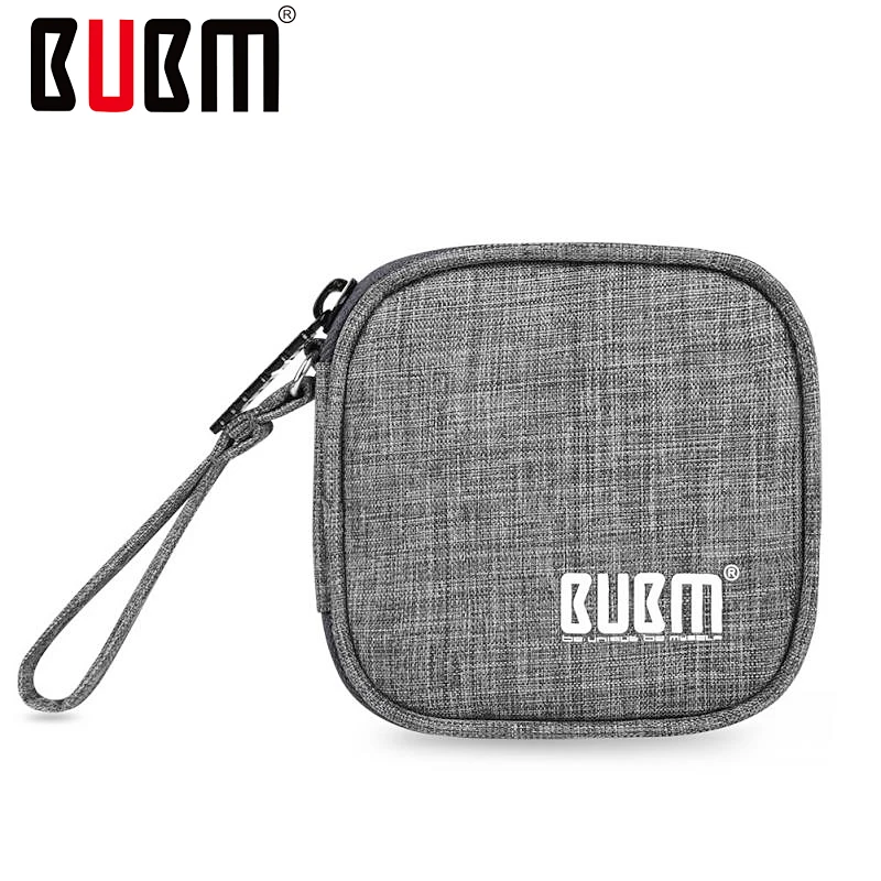 

BUBM Bag Small Electronics and Accessories Earphone/Earbuds/Cable Change Purse Travel Pouch Bag Travel Carrying Case