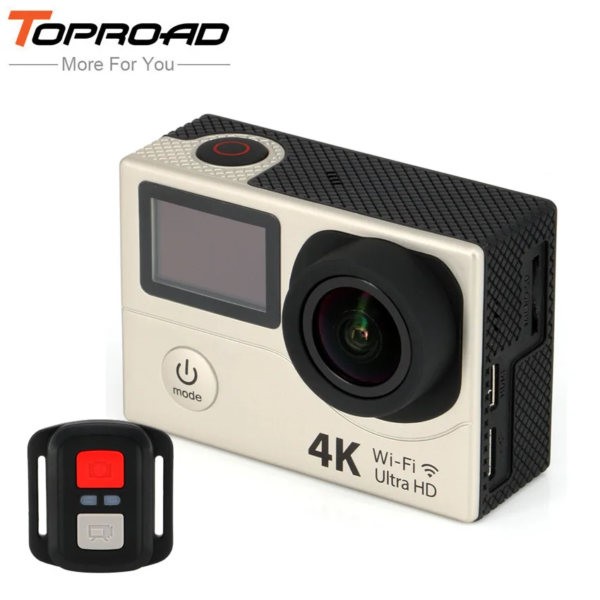 Mini Camcorders Ultra HD 4K H3R WIFI Action Camera 2.4G Remote Controller Video Recorder Sport deportiva 170 2" LCD Helmet Cam