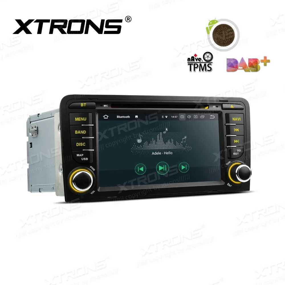 Best XTRONS 7" Android 8.1 Radio GPS RCA Car DVD Player for Audi A3 8P 2003 2004 2005 2006 2007 2008 2009-2012 S3 / RS3 Sportback 2