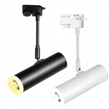 3W/7W/10W COB LED Ceiling Light Track Rail Picture Lamp Rotatable Teahouse Hotel Living Room