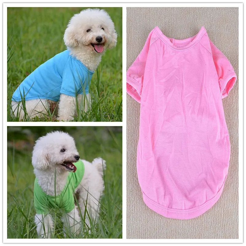 F09 pet dog polo shirt summer clothes for dogs cute dog clothing puppy