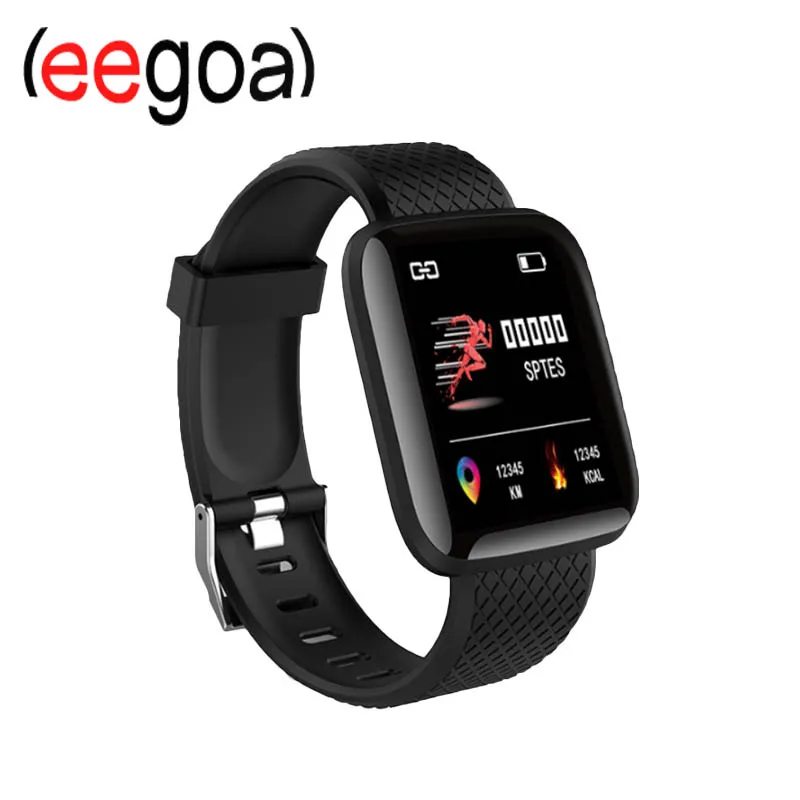 

116Plus Smart Bracelet Smart Watch Bluetooth Fitness Smart Wristband Color Touchscreen Swim Heart Rate Tracker for Xiaomi