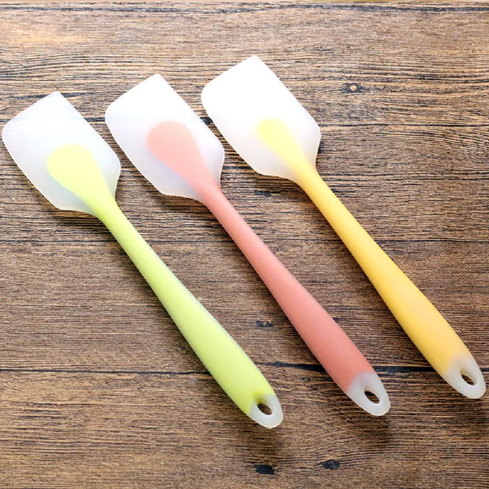 Visual Touch Silicone Cream Butter Cake Spatula Mixing Batter Scraper Mixer Baking Tool Kitchenware(Random Color) | Дом и сад