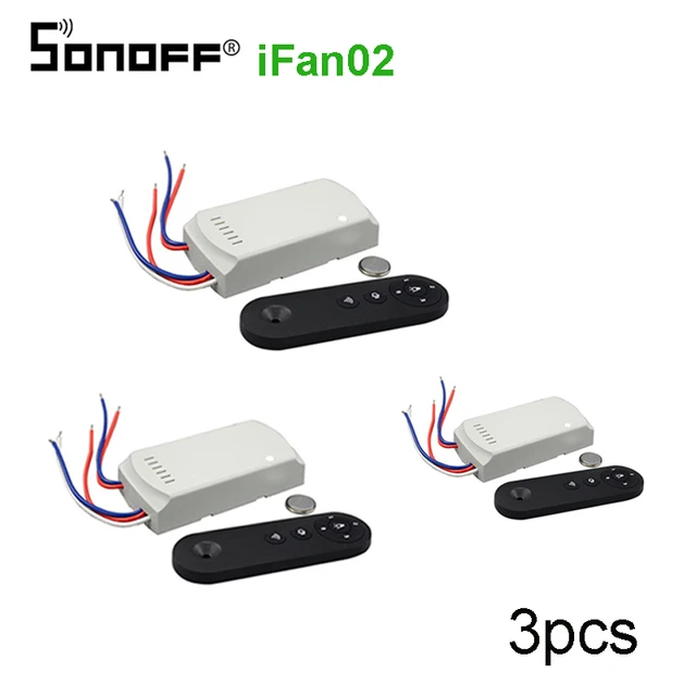 Sonoff Ifan02 Ceiling Fan Controller Wifi Smart Ceiling Fan With
