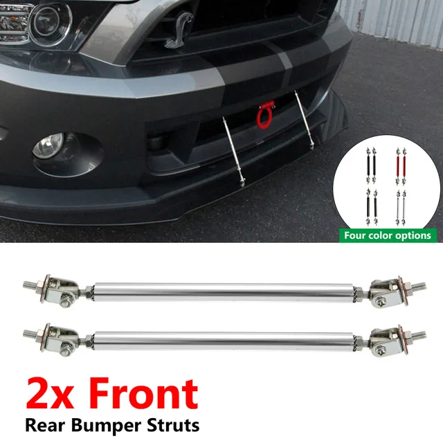Buy 2pcs Adjustable Universal Aluminum Front Bumper