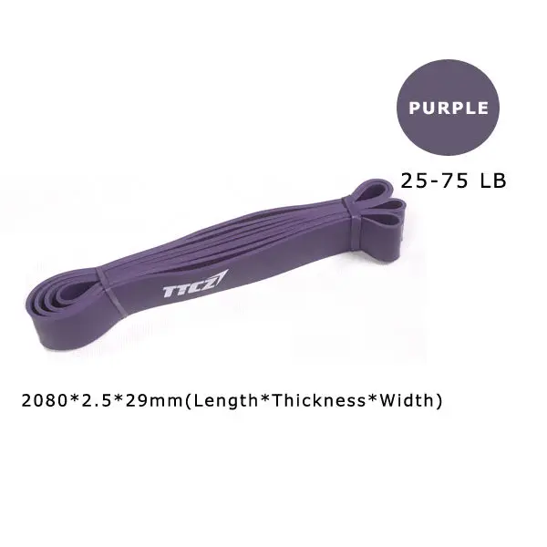 Эспандеры Упражнение Петля силовая тренировка веса фитнес Йога CN - Цвет: Фиолетовый