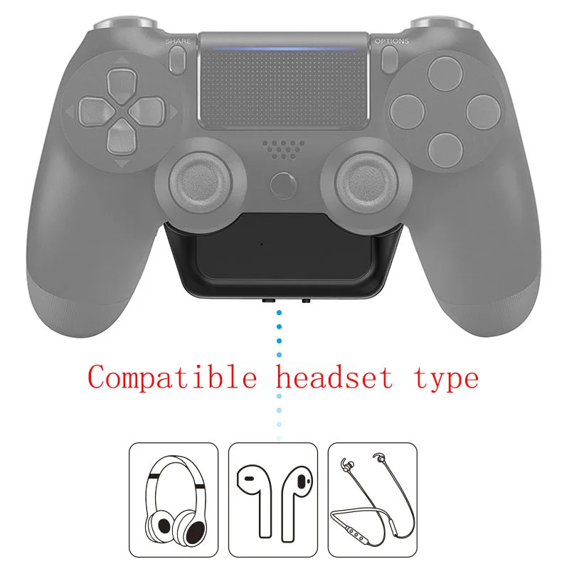 Wireless Audio Adapter for PS4 Controller -8