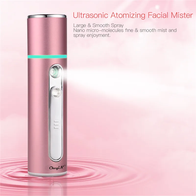 Portable 28ML Facial Steamer Moisturizing Skin Ultrasonic Nano Face