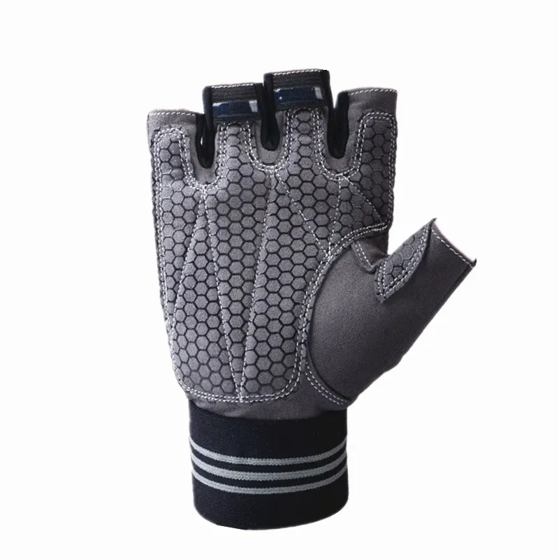 2019 New Gym Gloves Heavyweight Sports Exercise Weight Lifting Gloves Body Building Training Crossfit Sport Fitness Gloves S~L