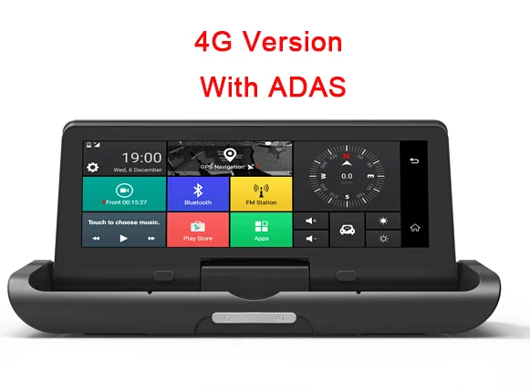ANSTAR 4G DVR 1080P Автомобильная камера ADAS видео рекордер камера заднего вида gps WiFi видеорегистратор автомобильный рекордер Android зеркало - Название цвета: 785-4G