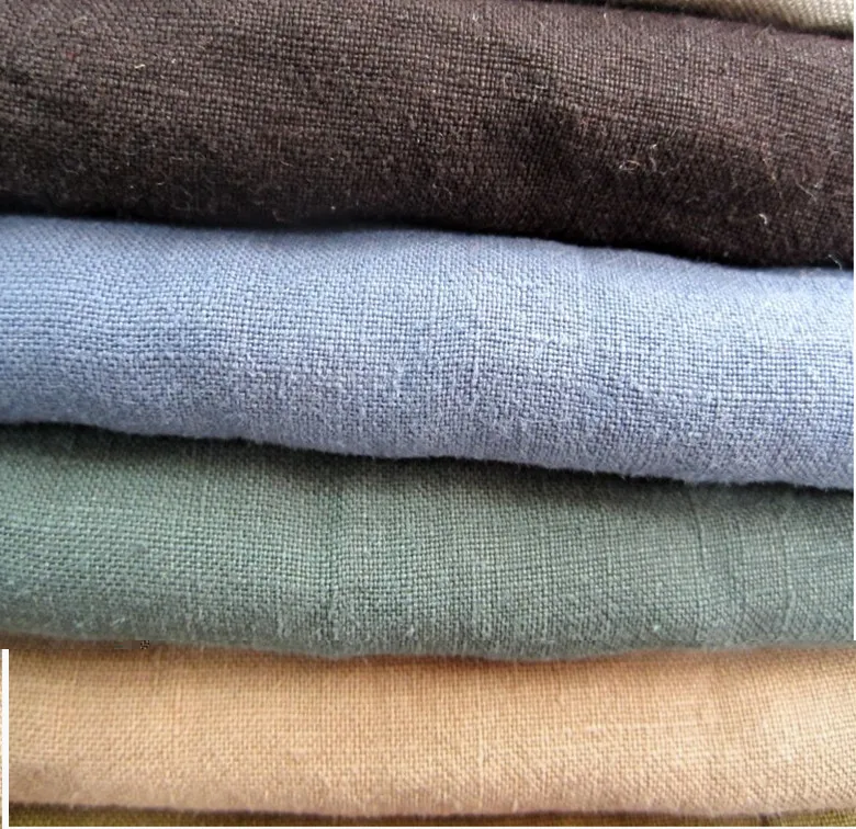 Buy L11755 Heavy Crinkle Pure Linen Fabric 100 linen