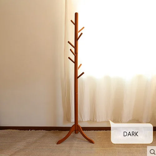 Rubber wood tree shape hall stand hat rack clothes tree coat rack used