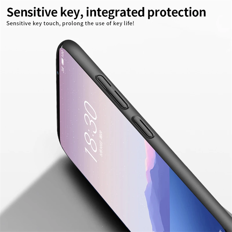 Чехол для Meizu 16XS ультратонкий Классический Гладкий матовый чехол из