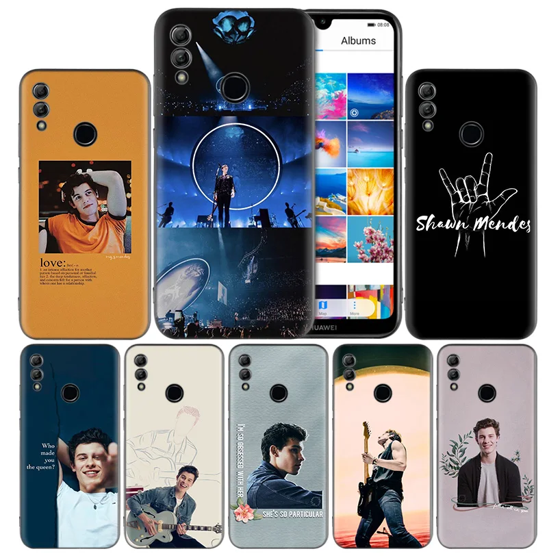 

Shawn Mendes The Tour Black Silicone Case Cover for Huawei Honor 8X 8C 8A 8S 10 10i Lite Play V20 Y9 Y7 Y6 Y5 Prime 2018 2019