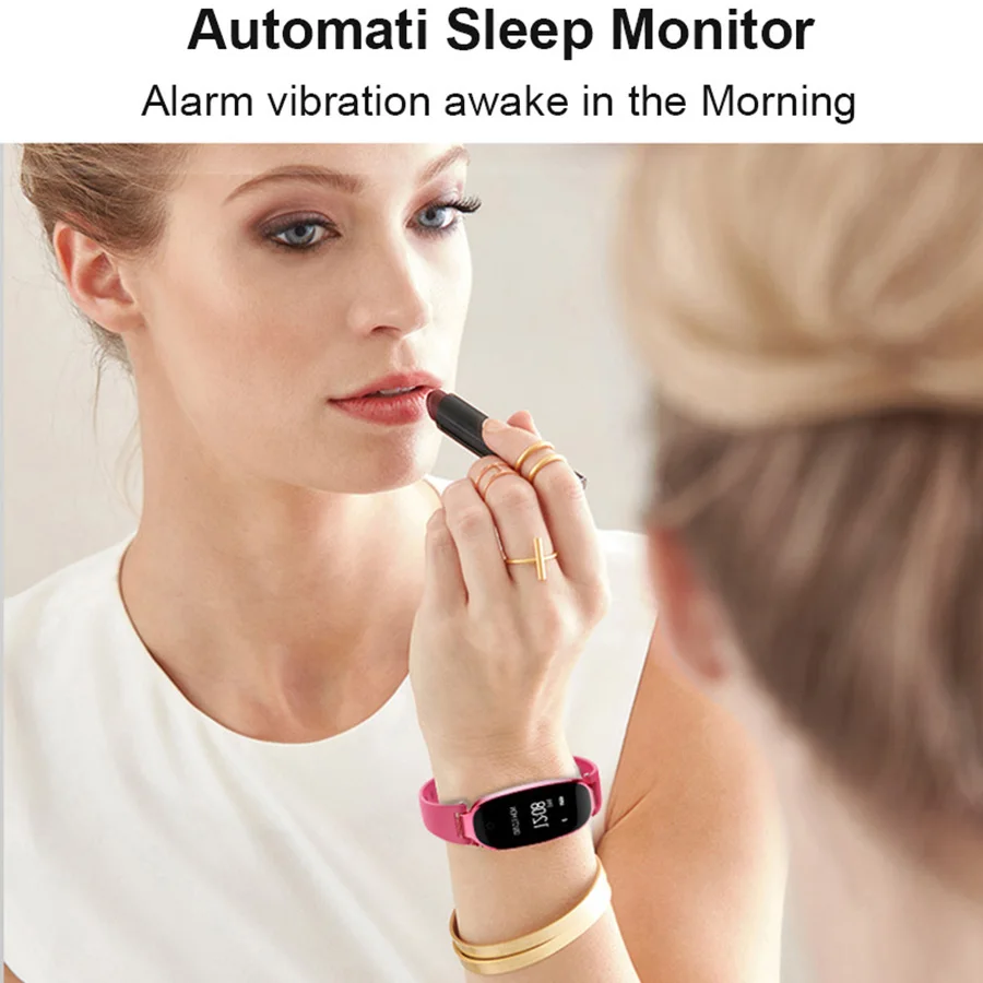  SCOMAS S3 Smart Watch For Android IOS Phone Heart Rate Monitor Fitness Tracker Bluetooth 4.0 Women  - 32830792364