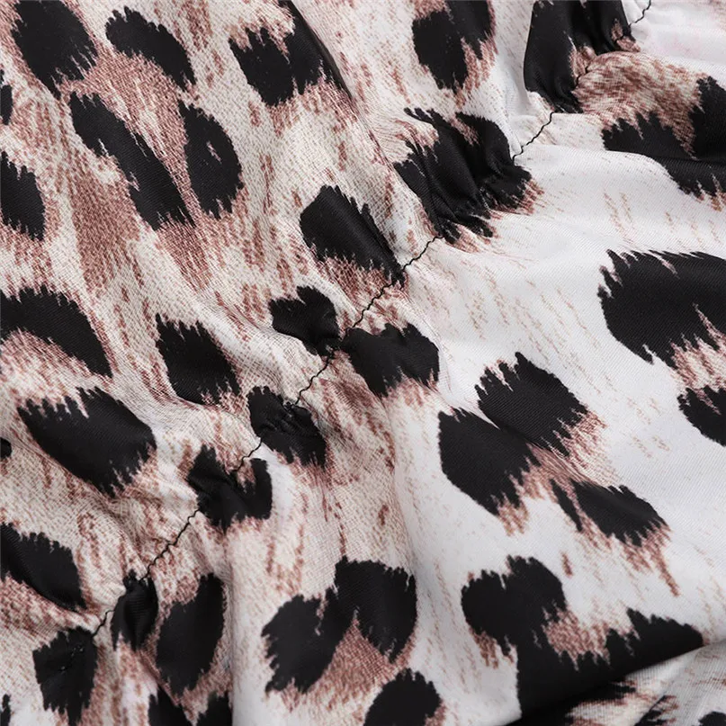 Bikini 2019 Swimsuit Underwear Women sexy Leopard Print One Piece Plus Size Swimsuit Printed Lingerie monokini #2D26 (10)