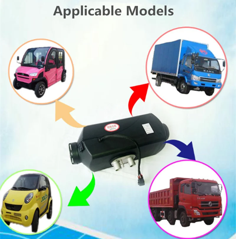 Автомобильный обогреватель стояночный отопитель 12V 5000W ЖК-дисплей монитор дизелей дизельного топлива нагреватель для лодки автобус автомобиль с дистанционным управлением Управление