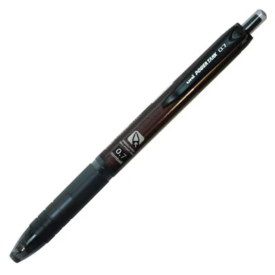 1 шт. шариковая ручка UNI с воздушным давлением SN-201PT черная сменная Выдвижная шариковая ручка Uni power tank 0,7 мм наконечник для заправки - Цвет: 1pcs brown