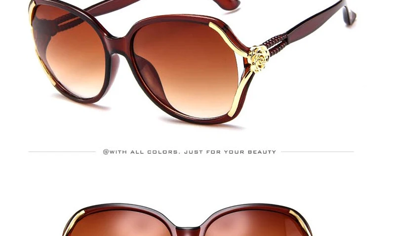 round sunglasses LeonLion 2021 Flower Sunglasses Women Gradient Classic Vintage Ladies Oversized Sun Glasses UV400 Glasses Feminino big frame sunglasses