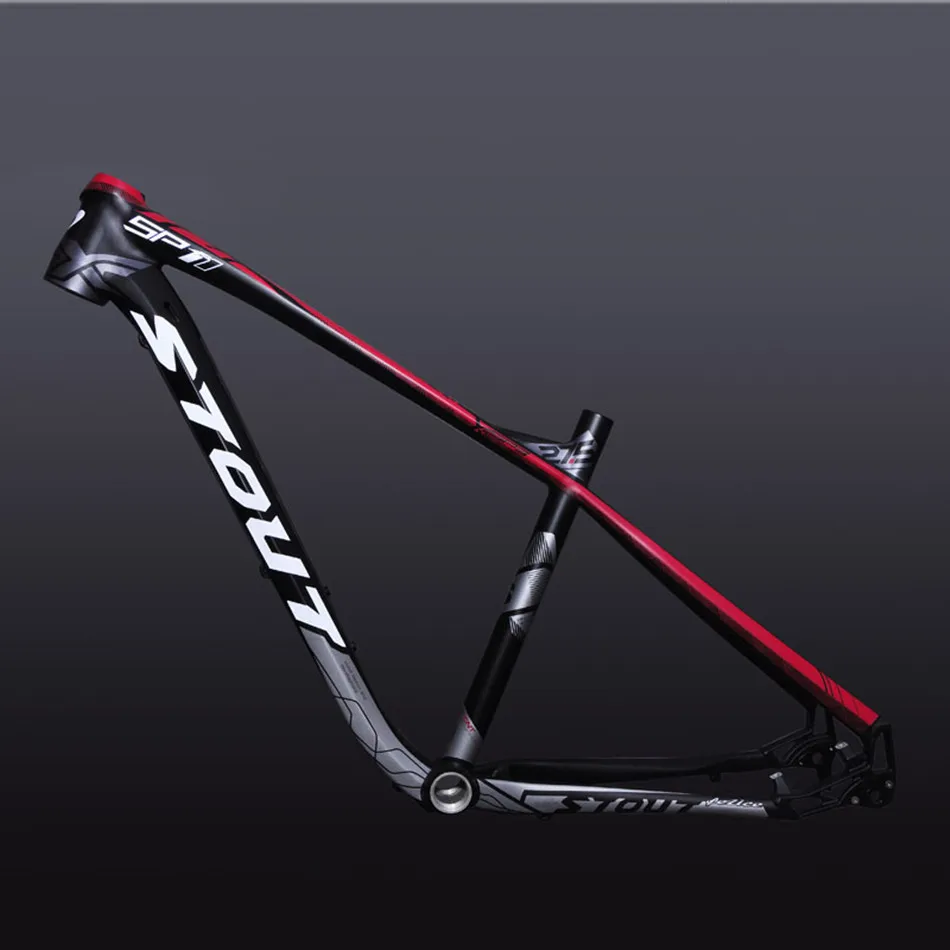 

Stout SP-11 MTB mountain bike aluminum alloy thru-axis barrel shaft frame 27.5 inch inner line XC off-road bicycle frame