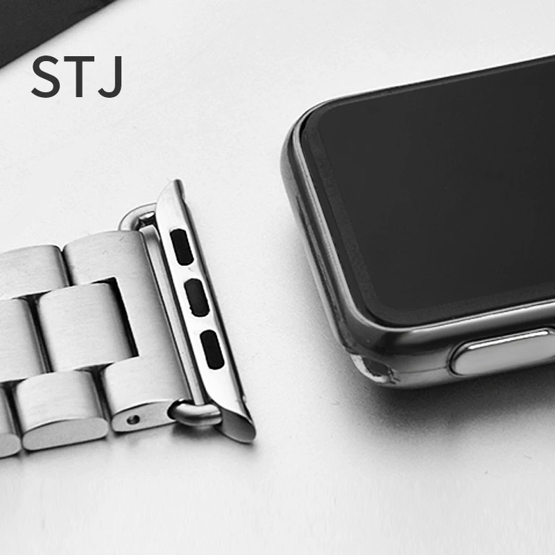 STJ Brand Stainless Steel Strap for Apple Watch Band Series 3/2/1 38mm 42mm Metal Sport Watchband for iwatch series 4 40mm 44mm STJ Brand Stainless Steel Strap for Apple Watch Band Series 3/2/1 38mm 42mm Metal Sport Watchband for iwatch series 4 40mm 44mm