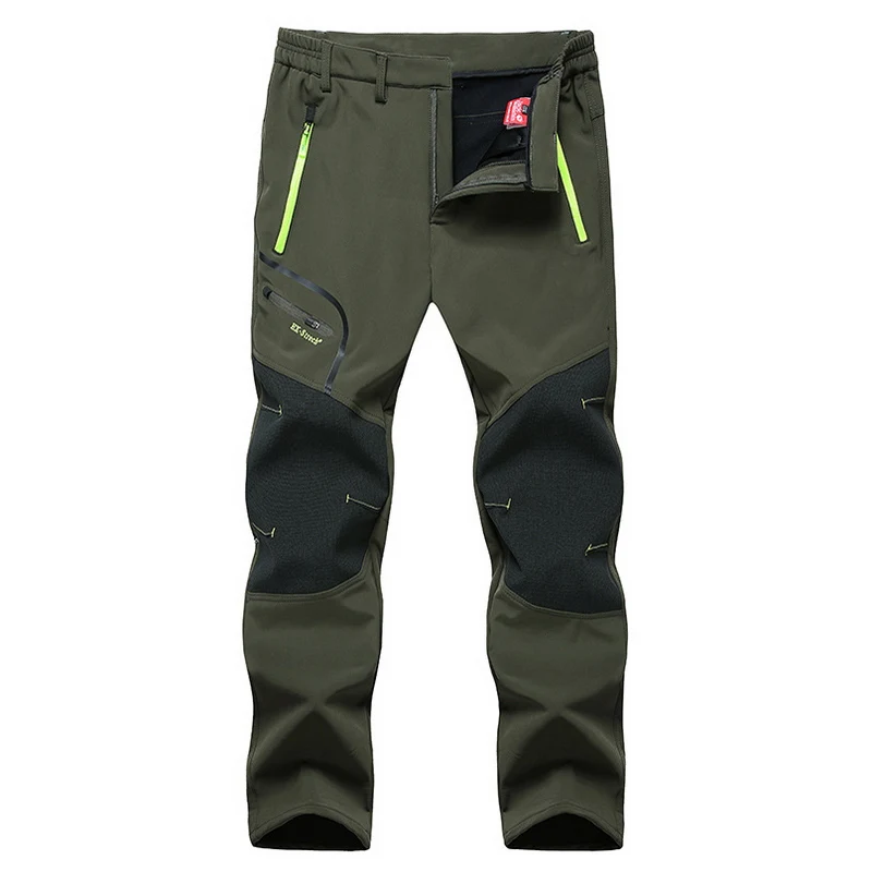 LoClimb 7XL invierno viaje de Camping senderismo pantalones impermeable de Softshell pantalones de escalada al aire libre senderismo pantalones de esquí de AM205