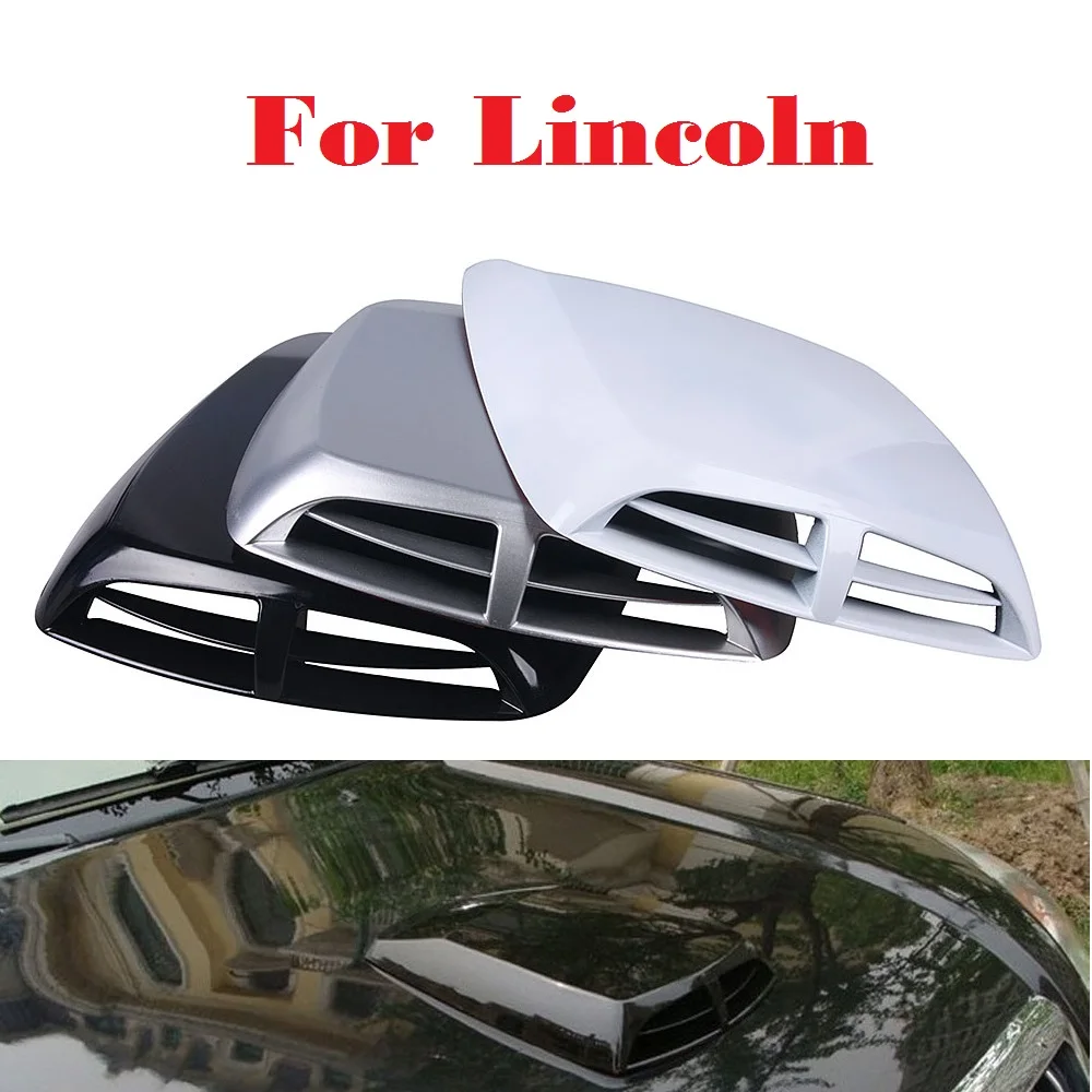 Car Air Flow Intake Hood Scoop Vent Cover Stickers For Lincoln