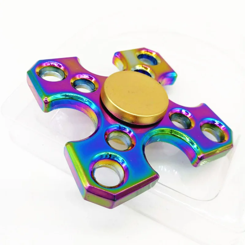 2017 4 вида стилей Непоседа spinner Металлический блесны Непоседа длинные время вращения красочные EDC игрушка для аутизма и СДВГ ручной Spinner
